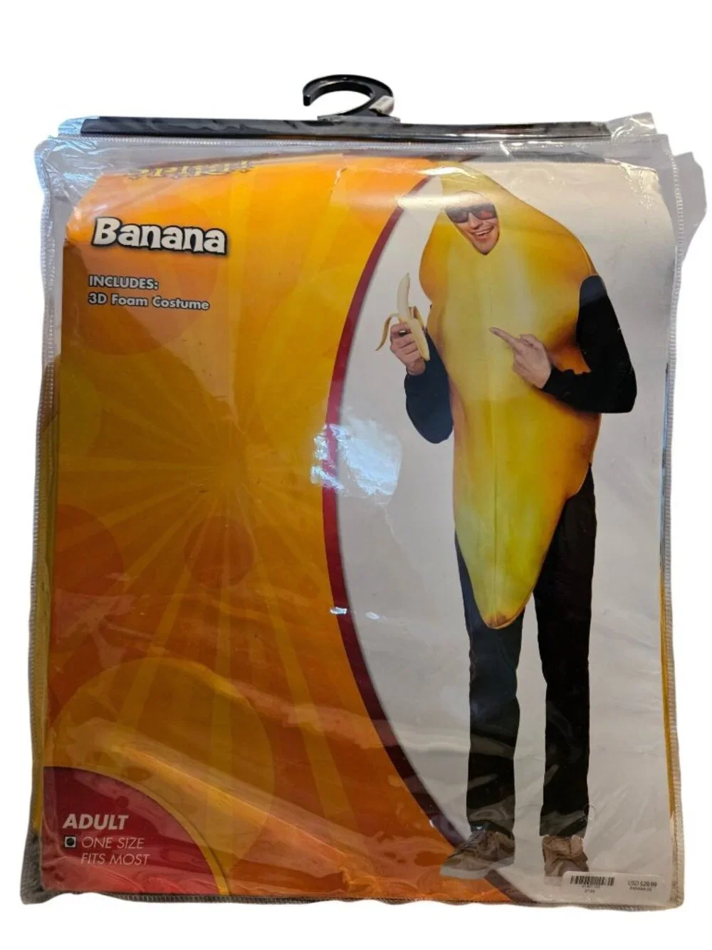 Spirit Adult Banana 3D Foam Costume - Picture 1 of 7